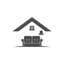 Residential Roof Design Icon Logo