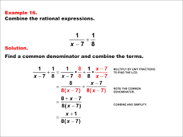 Math Example Rational Concepts