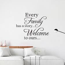 Solid Wall Sticker Letters Family