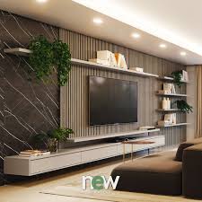 Modern Luxury Tv Unit Wall Design