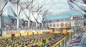 New Glass Roofed House Of Commons Opens