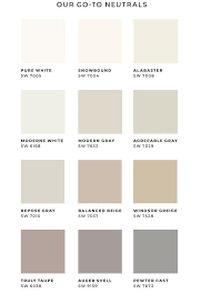 Fall Winter Inspired Paint Colors