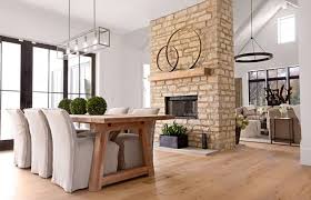Double Sided Fireplaces In Dining Rooms
