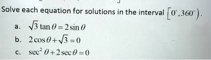 Solved Solve Each Equation For