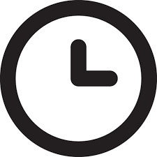 Clock Outline Icon Svg Png Free