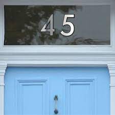 Gold House Number Stickers By Purlfrost