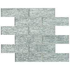 Msi Chilcott Bright 11 75 In X 14 75 In Textured Glass Subway Wall Tile 9 7 Sq Ft Case
