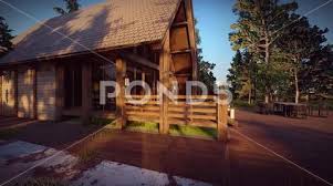 Old Texture Of Wooden House With