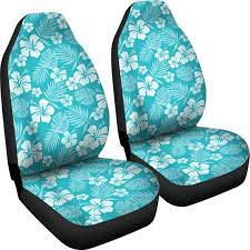 Car Seat Covers Set Turquoise Blue With