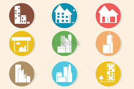 House Building Icon Graphics