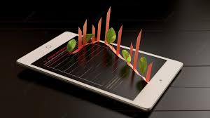 New Age Ipad Screen With Plant
