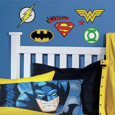 Dc Superhero Logos L Stick Wall Decals