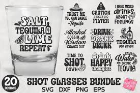 Funny Shot Glass Svg Bundle
