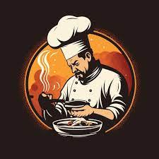 Cook Logo Chef Style Kitchen Chef