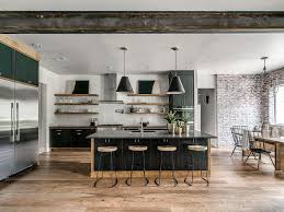 black rustic ceiling beams