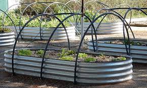 Raised Bed Hoop House Protecting