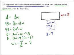 Quadratic Equations