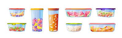 Plastic Food Container Box With Lunch