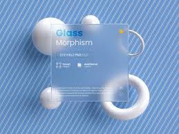 3d Mockup Presentation Glass Morphism