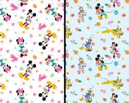 Disney Mickey And Minnie Easter Fabric