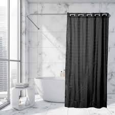 Long Shower Curtain Polyester Hook