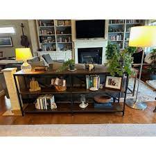 3 Tier Sofa Table Behind Couch Table