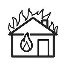 House Fire Icon Vector Art Icons And