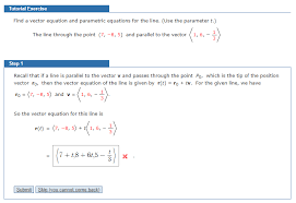 Solved Tutorial Exercise Find A Vector