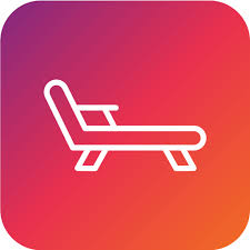 Deck Chair Generic Flat Gradient Icon