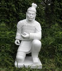 Chinese Warrior Home Or Garden Statue