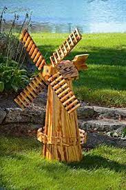 Large Wooden Windmill By Dutchcrafters