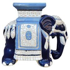 Vintage Elephant Shaped Ceramic Garden