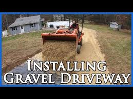 Installing A Crushed Stone Driveway