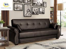 Serta 85 4 In Casual Java Faux Leather