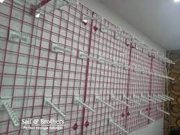 Mild Steel Grid Wall Panel For