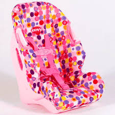 Joovy Doll Booster Car Seat In Pink Dot
