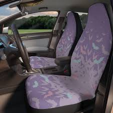 Kawaii Pastel Goth Car Seat Covers Cute