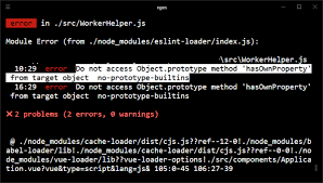do not access object prototype method