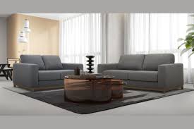 Siesta 3 2 Fabric Sofa Range Dark Grey