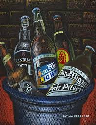 Beer Bucket Painting By Fatima Frias