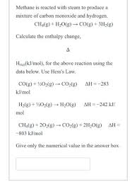 Answered Methane Is Reacted With Steam