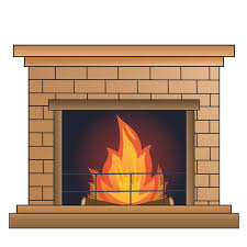Wood Burning Fireplace Fire Flame Heat