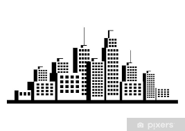 Wall Mural City Icon Pixers Uk