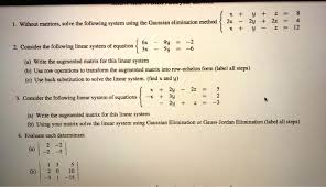 Gaussian Elimination Method