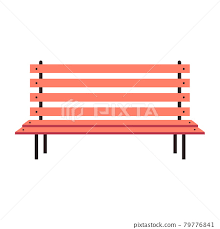 Park Bench Vector Furniture