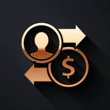 Gold Job Promotion Exchange Money Icon
