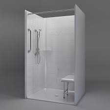 48 X 37 Accessible Shower Left Valve