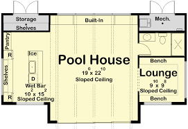 792 Square Foot Modern Pool House With