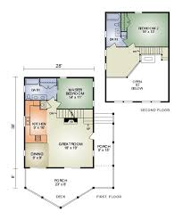 Chalet Log Home Floor Plan