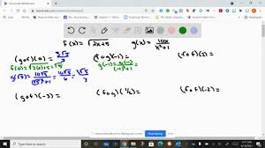 Solved Use The Given Pair Of Functions